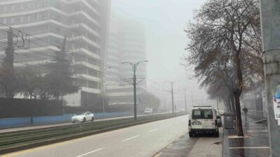 Gaziantep’te 3 gündür yoğun sis ve yağış etkili oluyor. Kentte