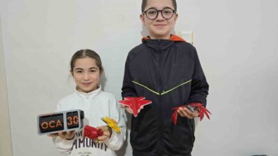 Yozgat’ta yaşayan kardeşler hobi için aldıkları yazıcıyla hayallerine doğru adım