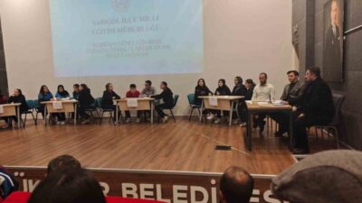 Sarıgöl’de dört lise arasında düzenlenen “Korkma! Gençliğin Ruhu Burada” temalı