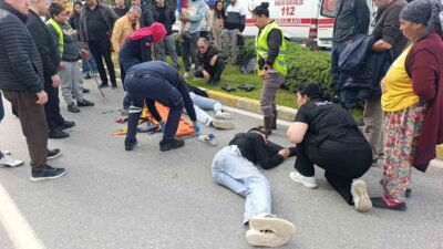 Antalya’nın Manavgat ilçesinde geri manevra yapan kamyonete çarpan motosikletin sürücüsü