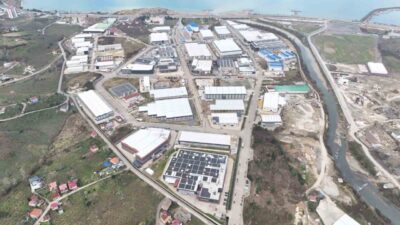 Giresun’da Sanayi ve Teknoloji Bakanlığı desteğiyle Organize Sanayi Bölgelerine sağlanan