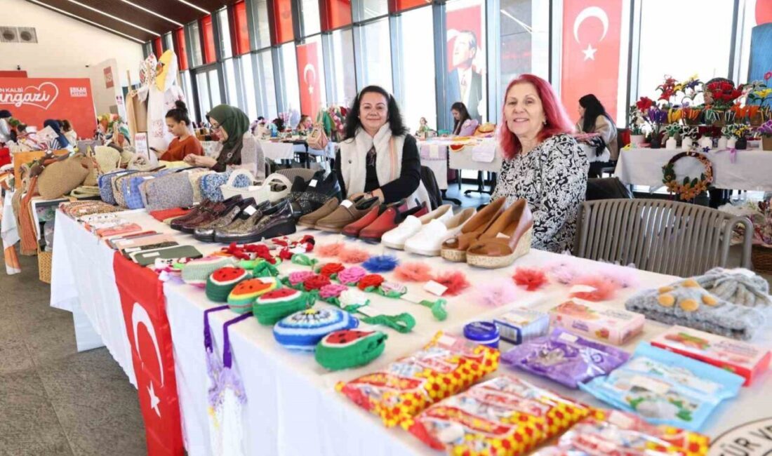 Osmangazi Belediyesi, kadınların üretim gücünü desteklemek ve ekonomik hayattaki varlıklarını