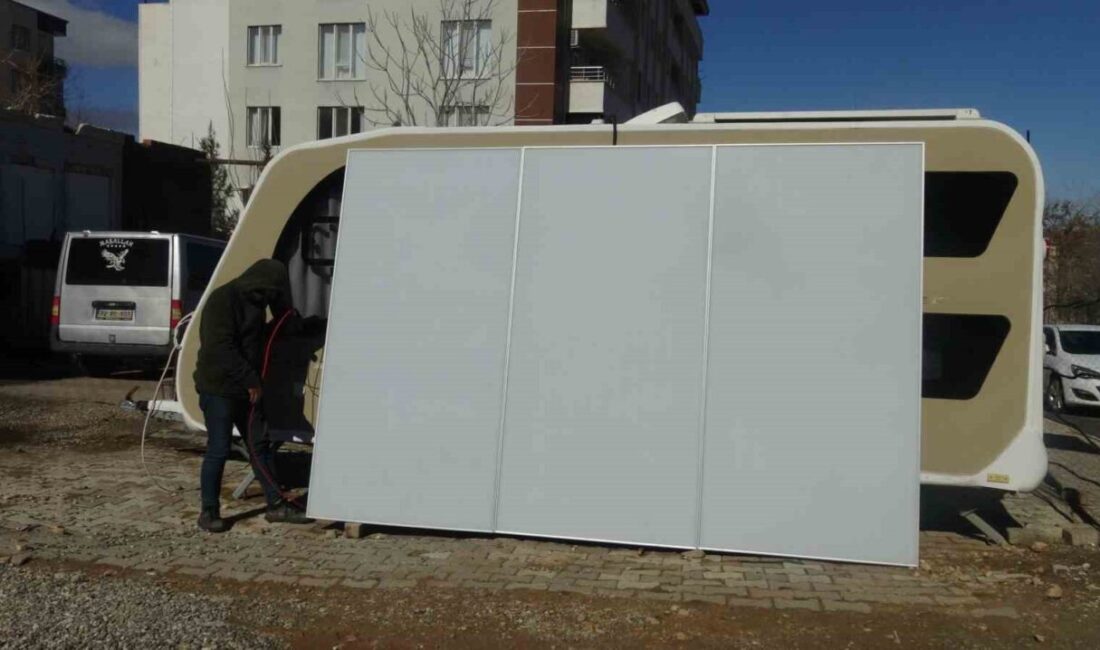 Batman’ın Gercüş ilçesinde bir girişimci, güneş panellerinin kullanım alanını değiştirecek