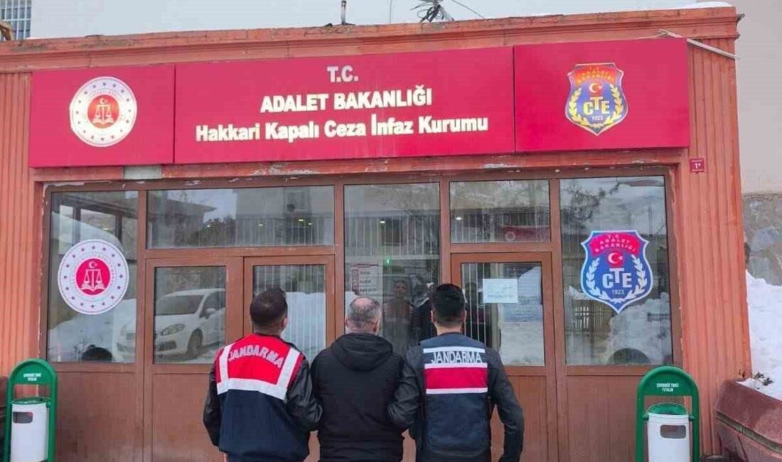 Hakkari İl Jandarma Komutanlığı ekiplerince yürütülen çalışmalar kapsamında hakkında 13