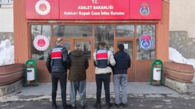 Hakkâri’de polis ve jandarma ekiplerince aranan şahıslara yönelik düzenlenen operasyonlarda