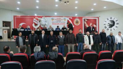 Kayseri Halıcılar Odası’nda yapılan Seçimli Olağan Genel Kurul’da Mustafa Demiryürek