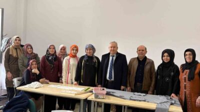 Niğde Halk Eğitimi Merkezi bünyesinde devam eden Giyim Üretim Teknolojileri