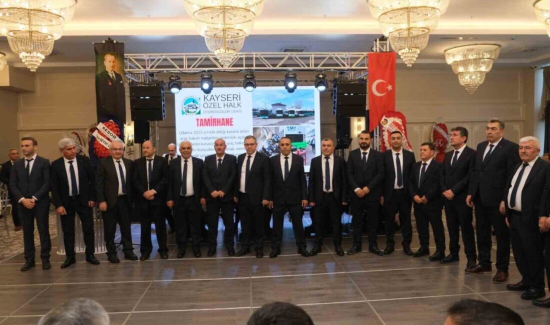 Kayseri Halk Otobüsçüleri Odası seçimli Olağan Genel Kurulu’nda mevcut başkan