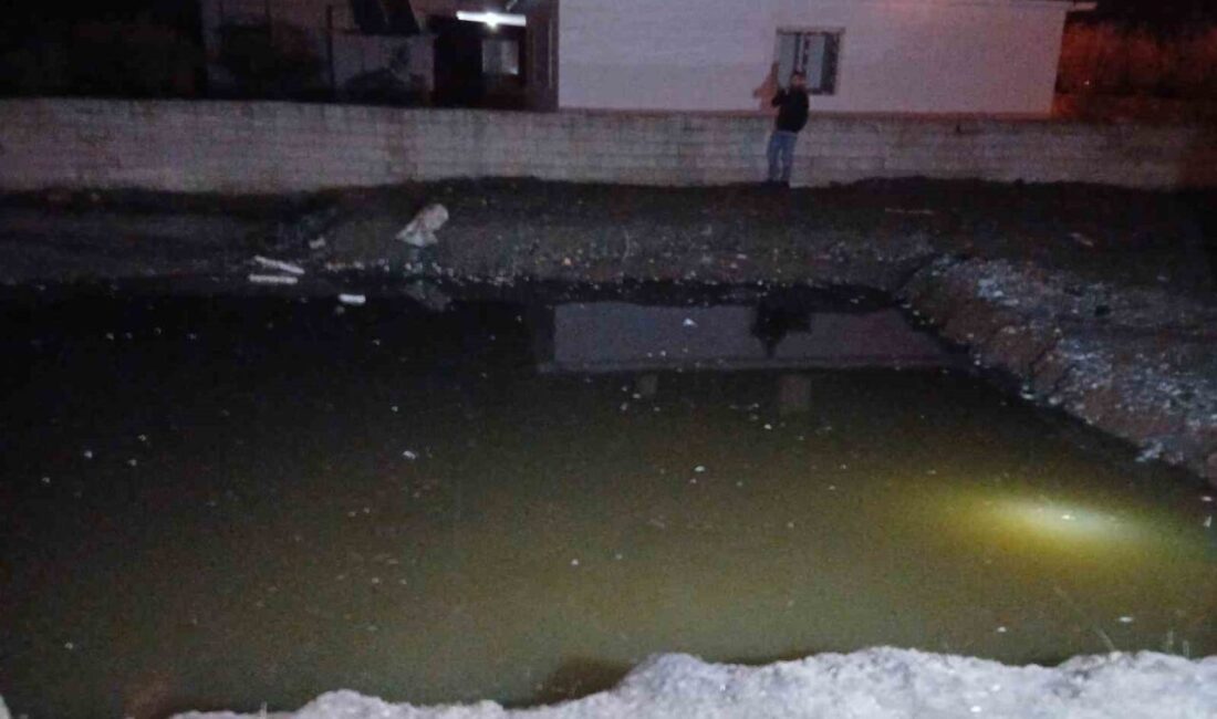 Hatay’da ev yapımı için kazılan içi su dolu temele düşen