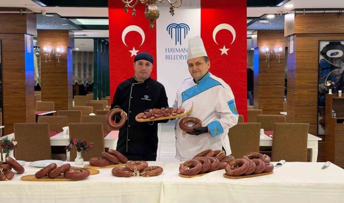 Ankara’nın Haymana ilçesine özgü Haymana Sucuğu, coğrafi işaret tescilini aldı.