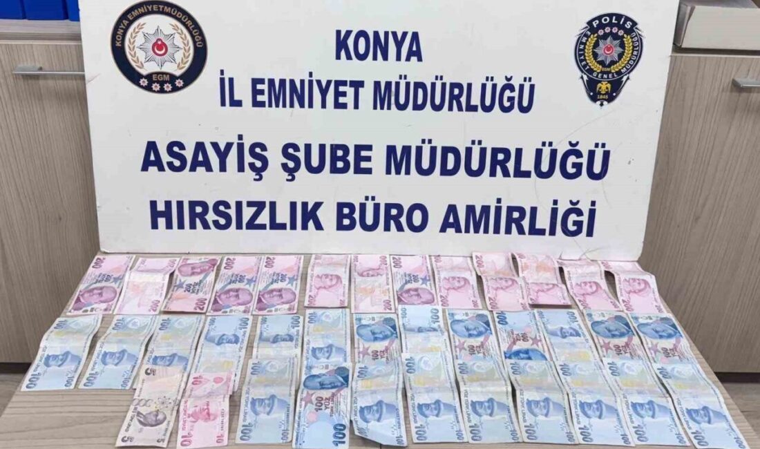 Konya’da ışığı yanmayan müstakil evlere girerek altın ve para çalan