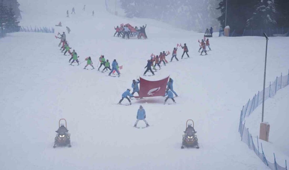 Kastamonu’da Ilgaz Dağı Milli Parkı Kayak Merkezi’nde 14 Şubat Sevgililer