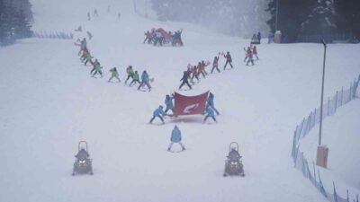 Kastamonu’da Ilgaz Dağı Milli Parkı Kayak Merkezi’nde 14 Şubat Sevgililer