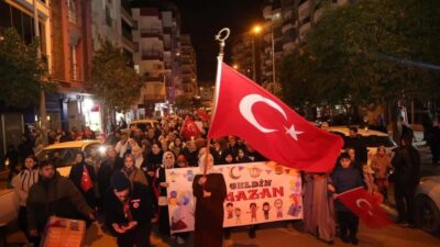 Aydın’ın İncirliova ilçesinde Ramazan ayının gelişi ilçede düzenlenen Fener Alayı