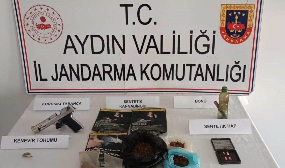 Aydın’ın İncirliova ilçesinde gerçekleştirilen uyuşturucu operasyonunda çok miktrda uyuşturucu madde