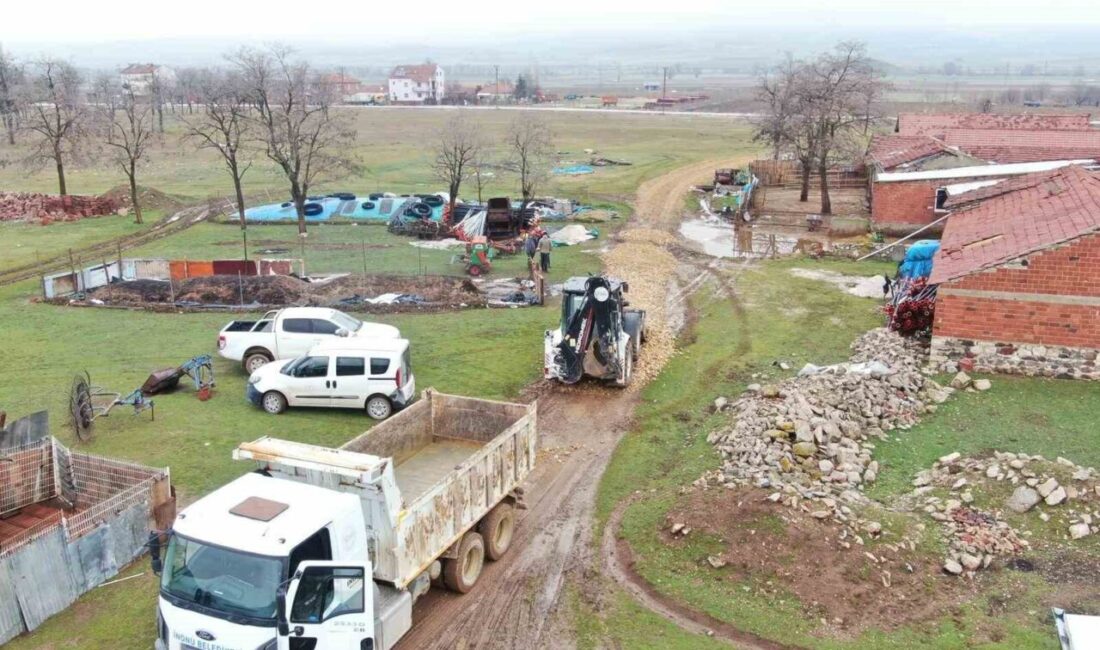 İnönü Belediye Başkanlığı, ilçe genelinde faaliyet gösteren sanayi kuruluşlarının ulaşımını