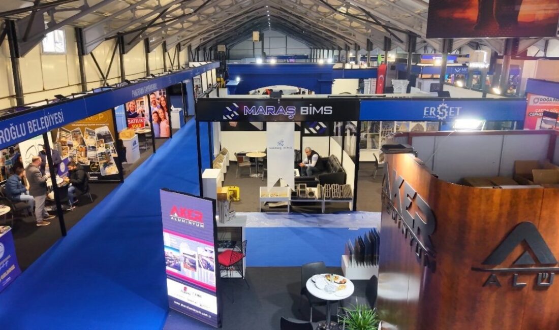 Kahramanmaraş’ta ilk kez düzenlenen inşaat ve yapı teknolojileri fuarı kapılarını