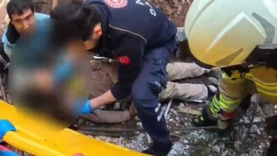 Diyarbakır’da Dicle Üniversitesi kampüsündeki inşaat alanında başına demir saplanan işçi