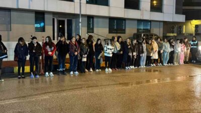 Hatay’ın İskenderun ilçesinde masaj ve spa salonlarına yönelik yapılan denetimlerde