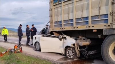 İstanbul’dan memleketleri Ordu’ya cenazeye gitmek için yola çıkan 2 kişinin