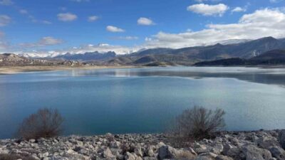 Konya’nın Halkapınar ilçesinde bulunan İvriz Barajında, son yağışların etkisiyle doluluk