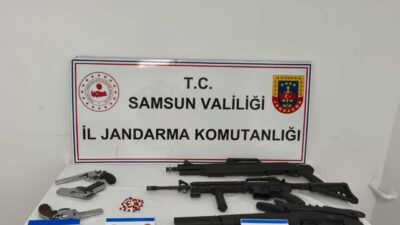 Samsun’un İlkadım ilçesinde jandarma ekiplerince düzenlenen operasyonda uyuşturucu hap ve