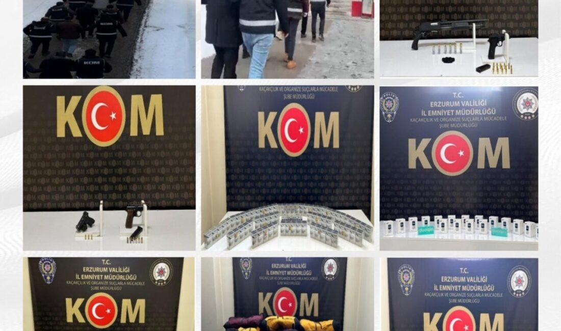 Erzurum Emniyet Müdürlüğü Kaçakçılık Ve Organize Suçlarla Mücadele Şube Müdürlüğü