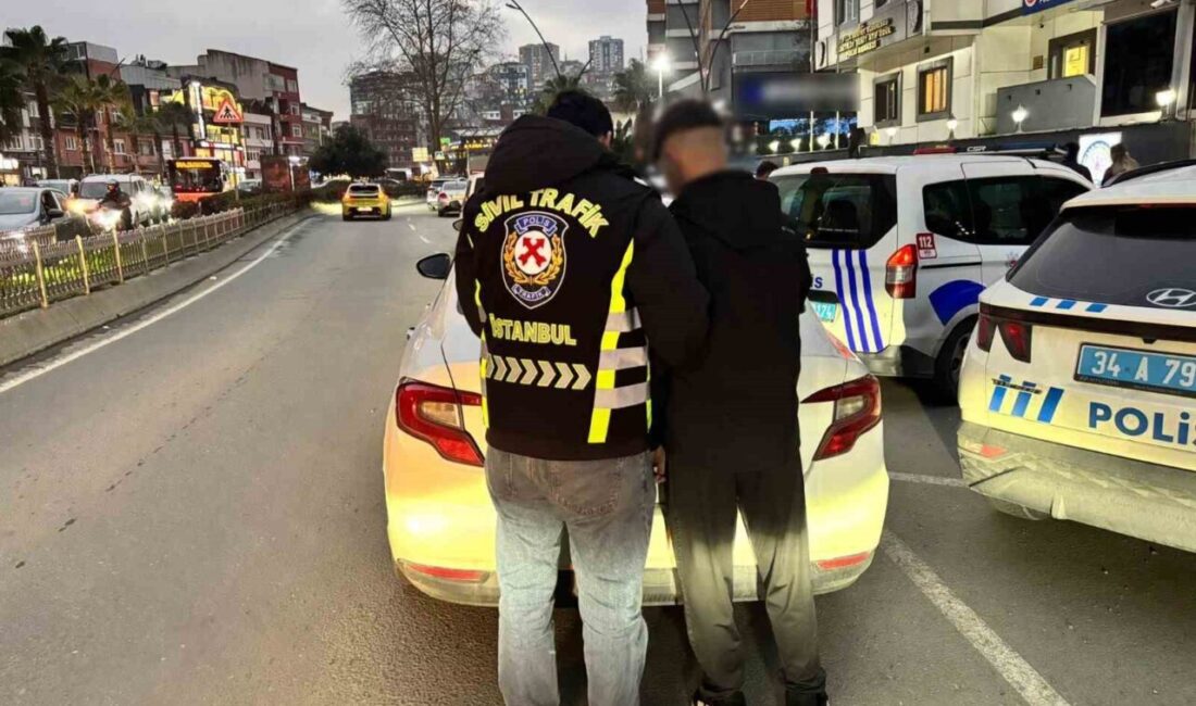 İstanbul’un Kağıthane ilçesinde trafik güvenliğini tehlikeye düşürecek şekilde motosiklet kullanan