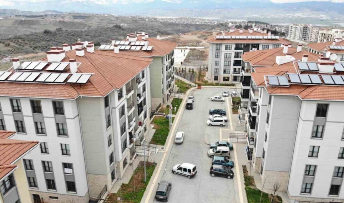 Kahramanmaraş’ta 6 Şubat depremlerinin ardından başlatılan konut seferberliği kapsamında kent