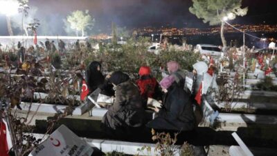 Kahramanmaraş merkezli meydana gelen depremler sonrası hayatını kaybedenlerin defnedildiği Kapıçam