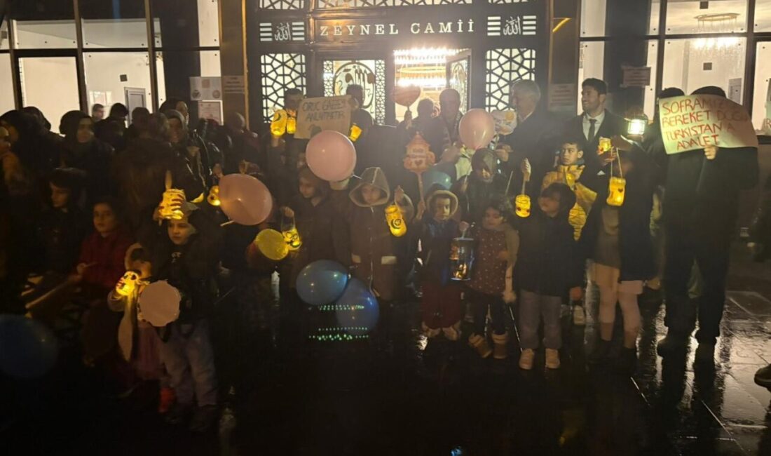 Ramazan ayını karşılamak, çocuklara Ramazan bilinci kazandırmak ve ilk teravih