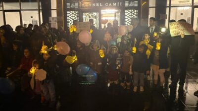 Ramazan ayını karşılamak, çocuklara Ramazan bilinci kazandırmak ve ilk teravih