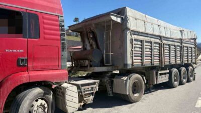 Samsun’da kantar denetim istasyonuna girmeden seyreden ve plakası kapalı olduğu