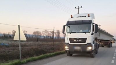 Samsun-Ordu Devlet Karayolunda kantara girmeden denetimden kaçan ağır tonajlı araçlara