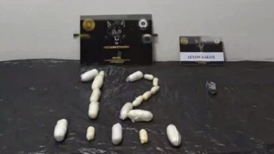 Bingöl’de vücutlarından 88 kapsül halinde 1 kilo 175 gram metamfetamin