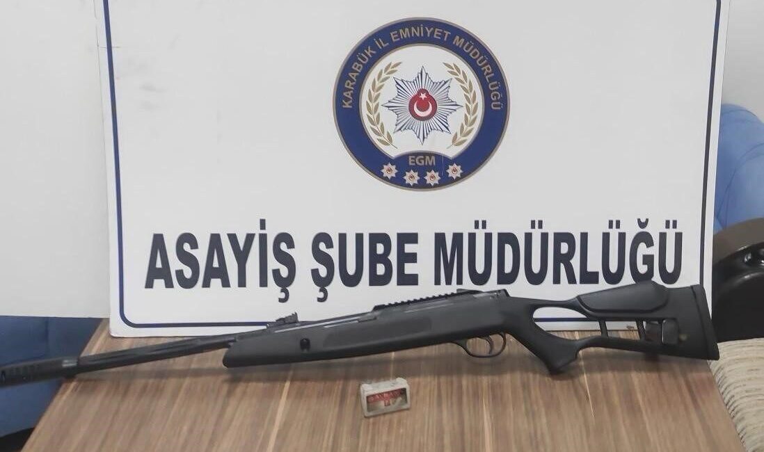 Karabük’te polis ekiplerince son bir ayda gerçekleştirilen asayiş uygulamalarında çeşitli