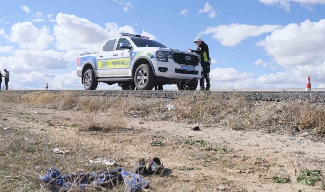 Karaman’da yol kenarında gelincik otu toplarken otomobilin çarptığı yaşlı kadın
