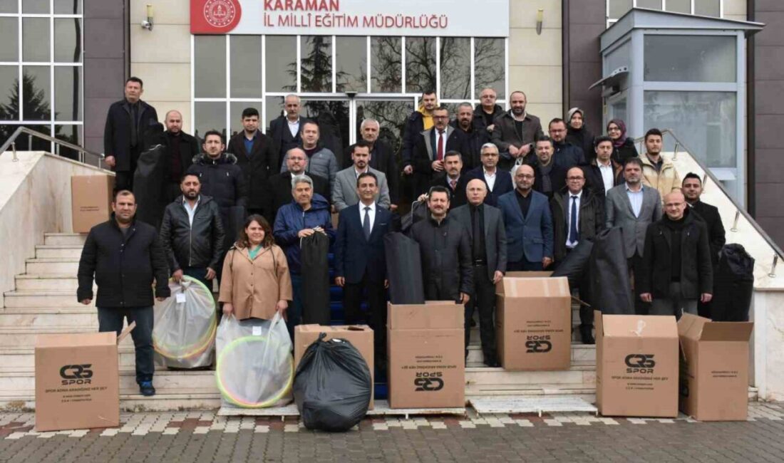 Milli Eğitim Bakanlığı, öğrenci gelişimini desteklemek amacıyla Karaman’daki okullara spor