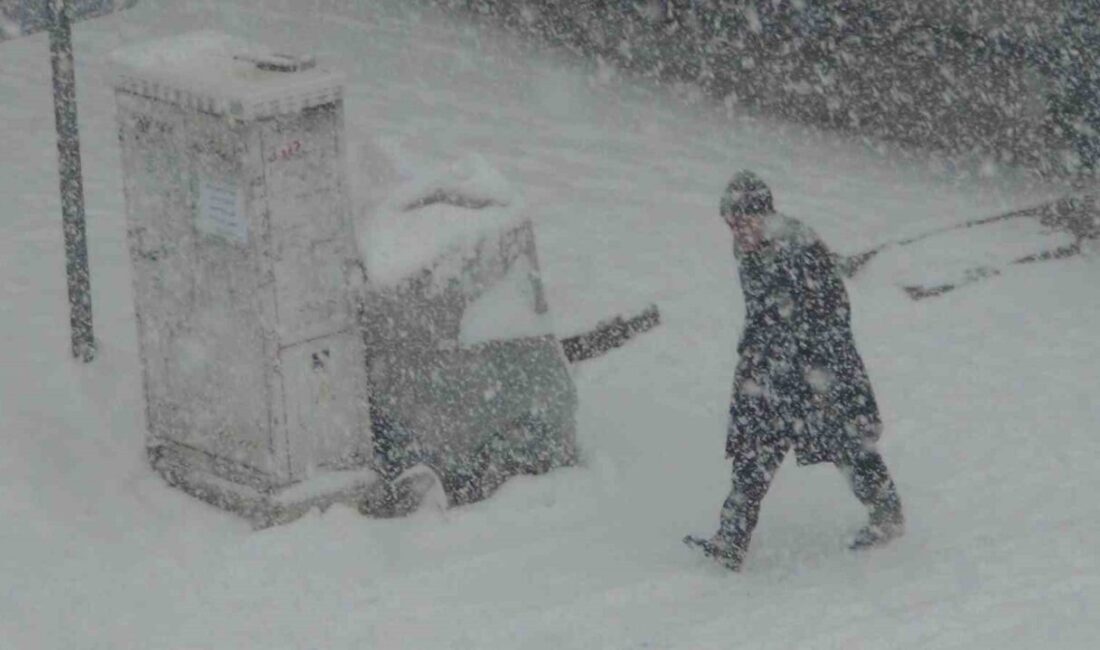 Kars’ta yoğun kar yağışı ve tipi ulaşımda aksamalara neden olurken