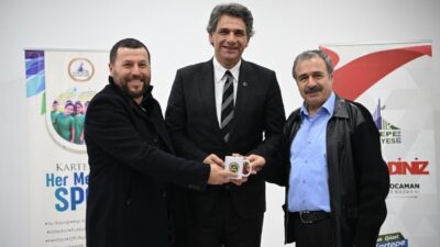 Kartepe Belediye Başkanı Mustafa Kocaman, ilçenin spor kültürüne katkı sunan