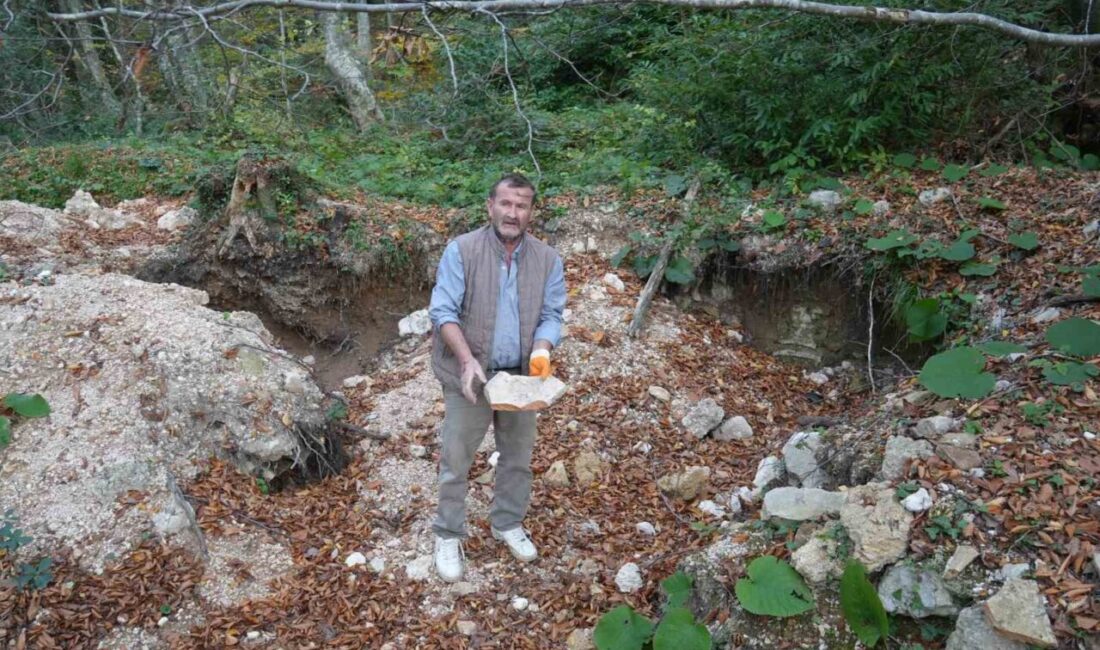 Kastamonu’nun Cide ilçesinde bulunan Gebeoğlu Tepesi’nde 500 metre uzunluğunda surlarla