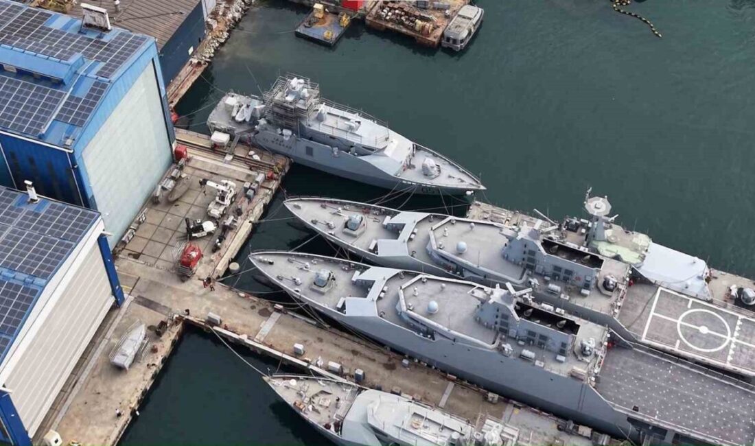 Tuzla’da Katar Deniz Kuvvetleri için inşa edilen iki adet 50