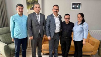 Aydın’ın Sultanhisar ilçesinde yürütülen ’Misafirim Kaymakamım’ projesi kapsamında Sultanhisar Kaymakamı