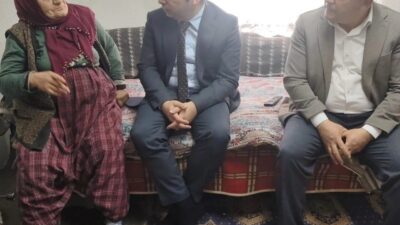 Yenipazar Kaymakamı Mehmet Salih Uçar, Batıbelenören Köyünde vatandaşlarla bir araya