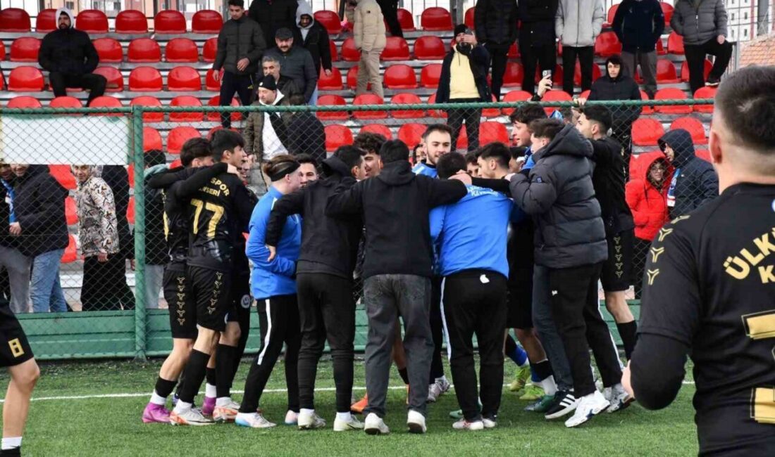 Kayseri Birinci Amatör Küme ekiplerinden Kayseri Ülküspor, ligin son maçını