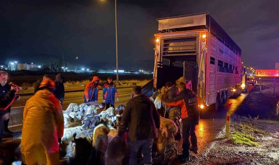 Kayseri’nin Kocasinan ilçesinde sağanak yağış sebebiyle Karasu Deresi yükseldi. Derenin