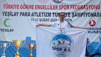 Mersin’de düzenlenen Yeşilay Para Atletizm Türkiye Şampiyonası’nda Kayserili sporcuları önemli