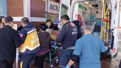 Adıyaman’da, tekeri kopan aracın takla atması sonucu ağır yaralanan kadın