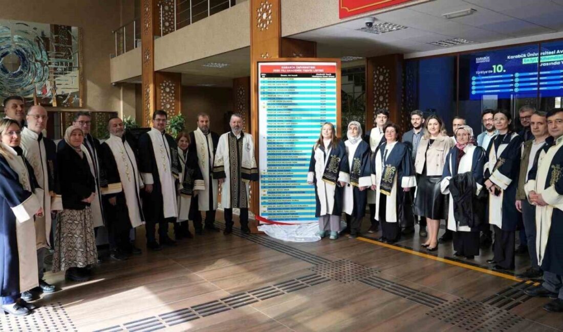 Karabük Üniversitesi(KBÜ), 2025 Akademik Teşvik sonuçlarında 560 akademisyen ve 27