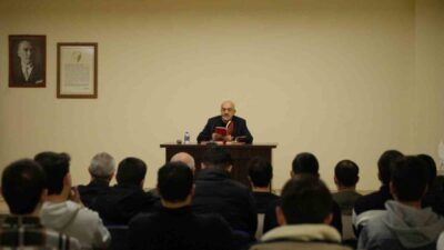 Karabük Üniversitesi (KBÜ) Kamil Güleç Kütüphanesi Konferans Salonu’nda gerçekleştirilen “Nübüvvetin